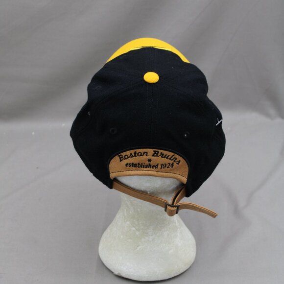 Boston Bruins Hat (VTG) - Wool Hat Big B logo by Puma - Adult Strapback - Picture 5 of 10